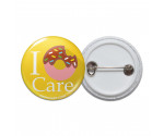 I Donut Care Pinback Button